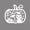 White, variant on Vinyl Wall Decal Halloween Pumpkin cat 16''X18''- Fun Halloween, Seasonal Decor - Teens, Adults, Indoor, Outdoor, Wall, Door, Window, Living Room, Office