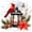 White Black Red, variant on Manfei Christmas Cardinal Bird Twin Sheets 3pcs,Happy New Year Bedding,1 Flat Sheet,1 Fitted Sheet and 1 Pillowcase