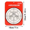 thumbnail image 5 of Targets Color Changing Shooting Paper Target for Kids Water Toy Game Paper Cardboard Shooting Training Accessories, 5 of 9