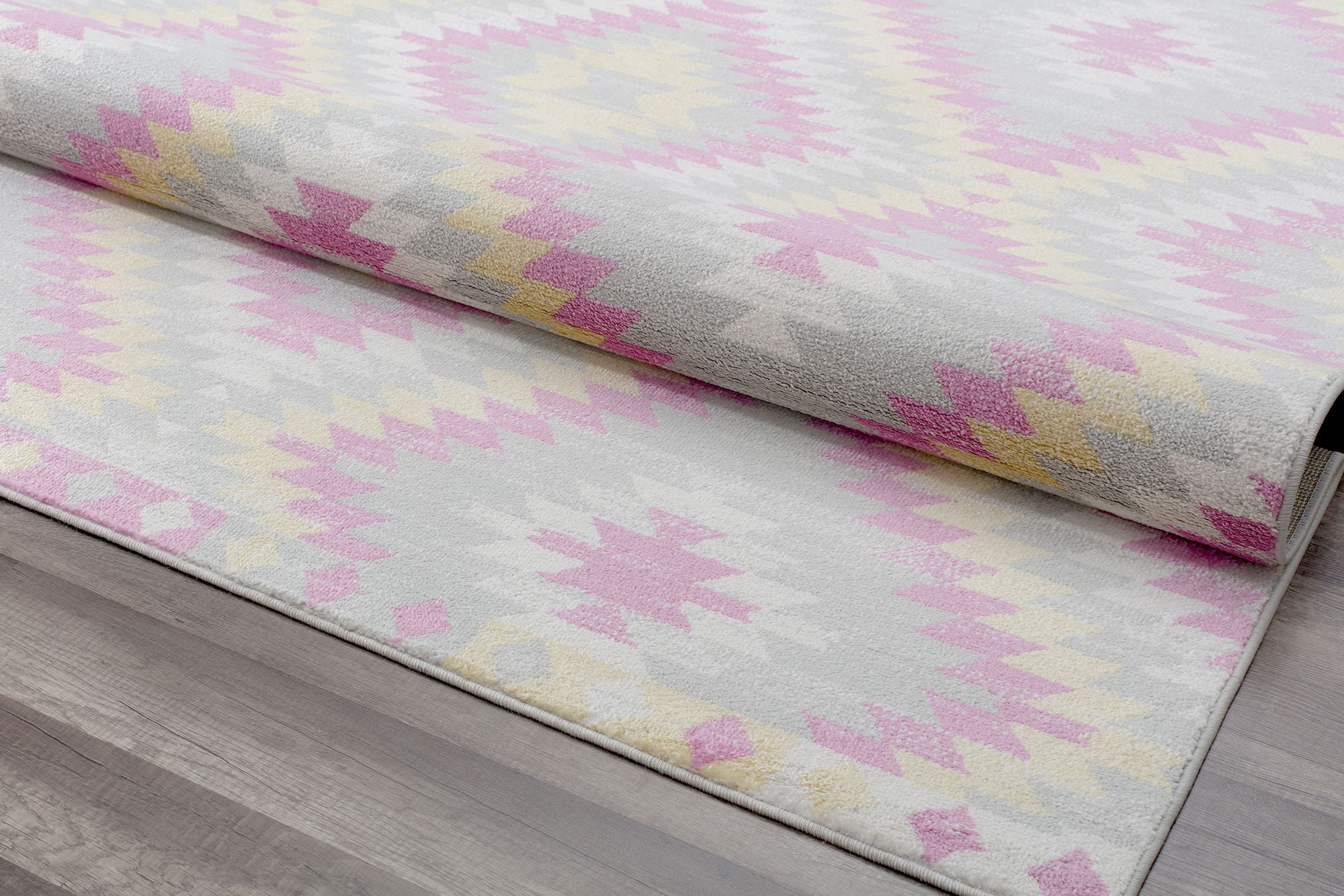 Soleil BR30R BubbleGum Tribal Moroccan Gray Area Rug, 8'9"x12'