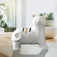 thumbnail image 4 of Estatuilla de gato Perfecl Cerámica Decoración amante Decoración hogar Figurilla de gato, 4 of 7
