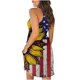 thumbnail image 4 of Vestido de tirantes sin mangas para mujer Vestido de bolsillo con cuello redondo y estampado de personalidad Pompotops ghjkhdj4257, 4 of 7