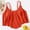 Orange, variant on Women's Bikini Tops Full Coverage Tankini Top Double Layer Swim Bras Flounce Bathing Suit Tops With Swimsuit with Underwire Bra Conservative Swimsuits for Women Woman Swimming Suit Long