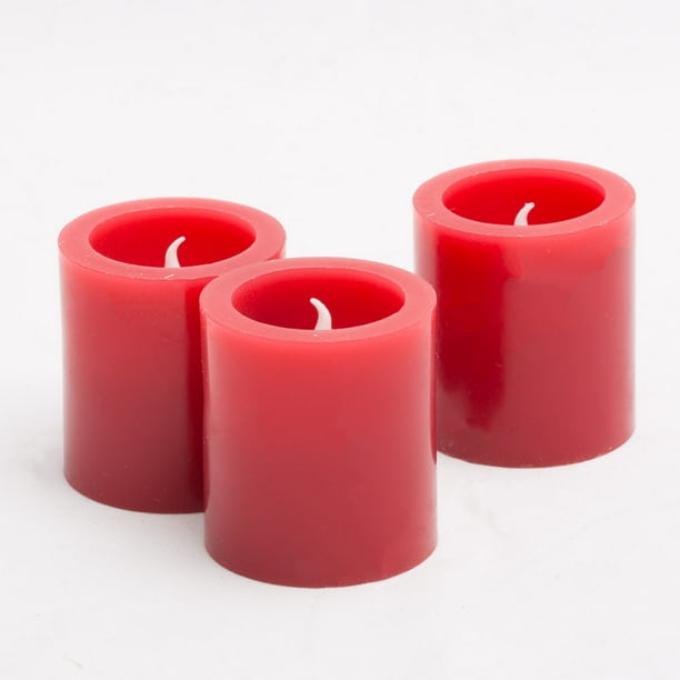 Richland LED Votive Candles Red Set of 12