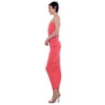 thumbnail image 3 of Norma Kamali Womens Gathered Hi-Low Bodycon Dress, 3 of 4