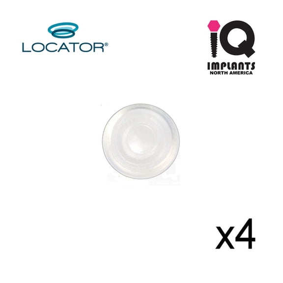 Locator Genuine Replacement Inserts Caps Standard Clear 5.0 lbs (4 Pk)
