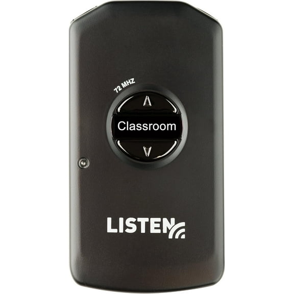 Listen Technologies LR-4200-072 Intelligent DSP RF Receiver, 72 MHz, Digital Signal Processing, Long-Range Audio Clarity