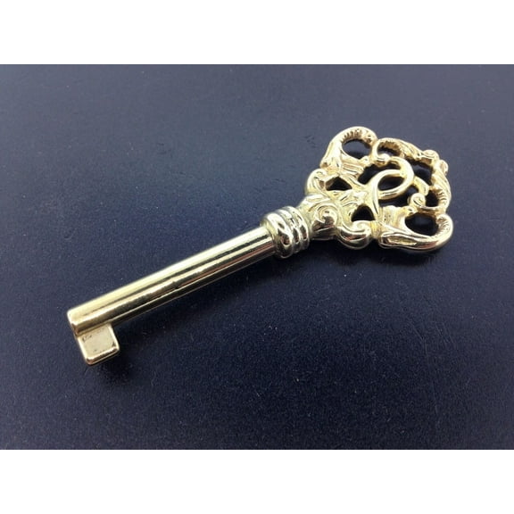 Replacement Door Key for Grandfather Clocks and Modern Floor Clocks - Universal Fit