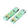 Unique Bargains Body Measuring Tape Tailor Sewing Soft Measure Ruler 1.5M 60 Inch 2 Pcs Green