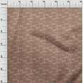 thumbnail image 3 of oneOone Silk Tabby Brown Fabric Geometric Sewing Craft Projects Fabric Prints By Yard 42 Inch Wide, 3 of 4