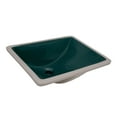 thumbnail image 3 of Ruvati RVB0720EG Krona 20-1/2" Rectangular Porcelain Undermount Bathroom Sink - Green, 3 of 7