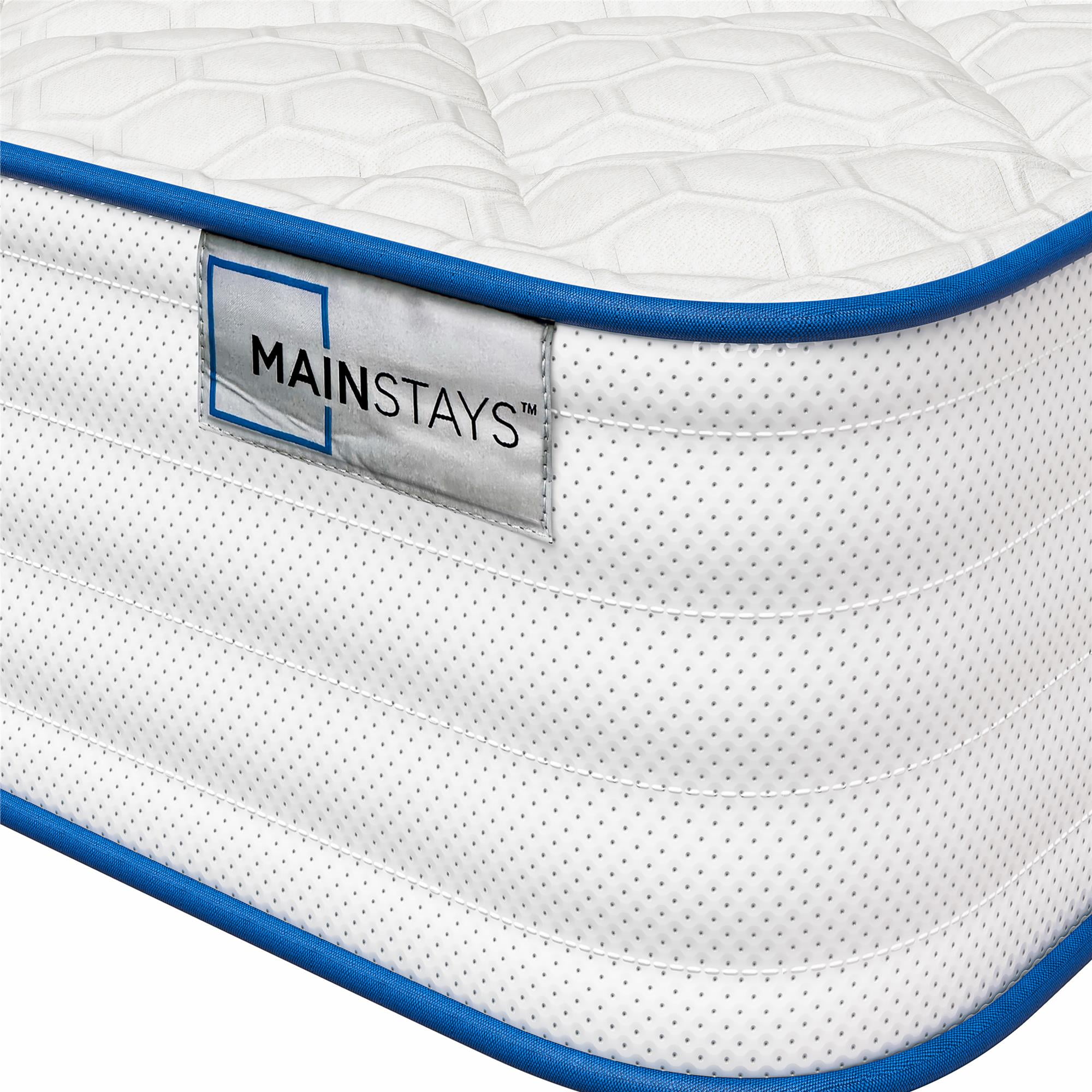 Mainstays 8" Pocket Spring Hybrid Bed Mattress in a Box, Medium Firm King
