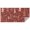 Red Christmas Tree-2, variant on Red Christmas Tree Pattern Rectangle Tablecloth 60"x84",Waterproof Polyester Rectangle Table Cloth, Wipeable Spillproof Polyester Tablecloth for Dining, Camping, Indoor and Outdoor