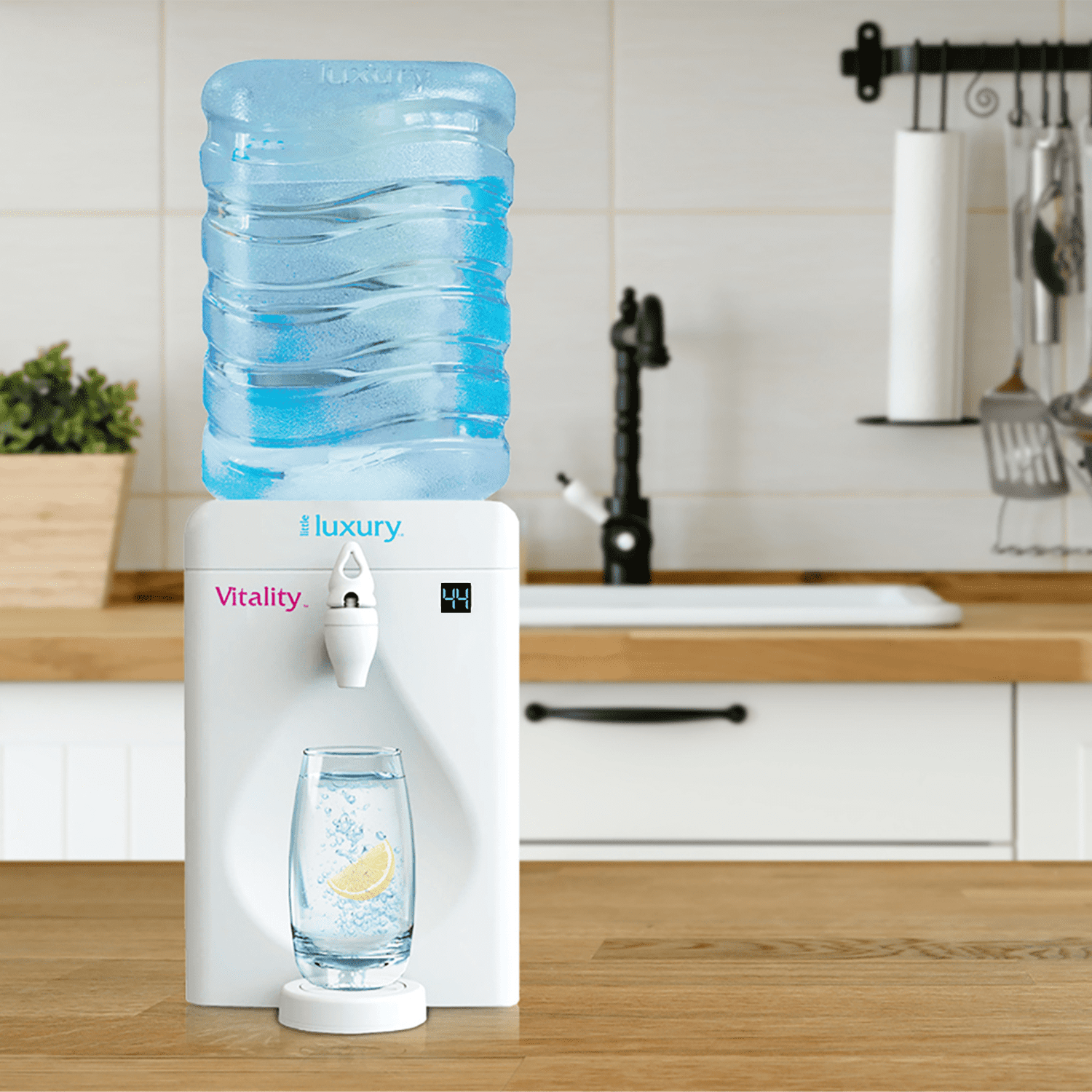 Little Luxury 1.8 Gallon Vitality Mini Water Cooler & Filter