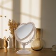 thumbnail image 2 of MLINS Vintage Desktop Makeup Mirror Creative Heart Shaped Mirror Rotatable Mirror, 2 of 7