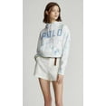 thumbnail image 3 of Polo Ralph Lauren Women's Pastel Paint Hand Detailed Tie Dye Hoodie Pockets M, 3 of 6