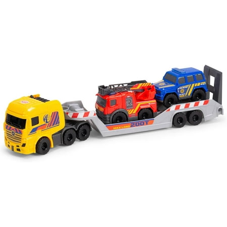 Dickie Toys 203715020 SOS Mini Tow Truck and 2 Vehicles Licensed by Mercedes-Benz Police and fire Department Tow Truck Length 32 cm Vehicles 9 cm Detachable Trailer. Dickie Toys 203715020 SOS Mini Tow Truck and 2 Vehicles Licensed by Mercedes-Benz Police and fire Department Tow Truck Length 32 cm Vehicles 9 cm Detachable Trailer.