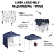 thumbnail image 4 of Garvee carpa plegable instantánea 10x10 con 2 paredes laterales y techo ventilado, impermeable y con sombra solar, incluye bolsa con ruedas para jardín, camping y eventos, 4 of 8