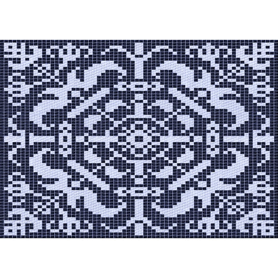 Ahgly Company Machine Washable Indoor Rectangle Transitional Night Blue Area Rugs, 2' x 5'