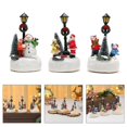 thumbnail image 2 of Light up LED Street Lamp Christmas Ornament Illuminated LED Christmas Desk Lamp, 2 of 5