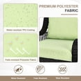 thumbnail image 2 of BPS 23x26 Inch Outdoor Deep Seat Cushion Set, Waterproof Patio Furniture Cushions with Adjustable Straps & Removable Cover for Patio, Deck, or Garden, Green, 2 of 7