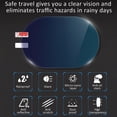 thumbnail image 4 of Pairs Pack Car Rearview Mirror Protective Film, Anti-Glare Waterproof Film, Rainproof Car Rearview Mirror Film, Car Rain Film, for Car Rearview Mirror, 4 of 5