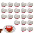 thumbnail image 1 of Heart Cake Pan Aluminum Cake Pans With Lids For Baking 20pcs Cheesecakes Liners Cups For Christmas Dessert Baking Cups Pans For, 1 of 5