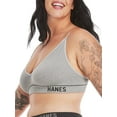 thumbnail image 3 of Hanes Originals Women’s Seamless Rib Triangle Bralette, ComfortFlex Fit, Style MHB005, 3 of 8