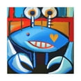 thumbnail image 1 of Crab in Abstract Art - Canvas, 1 of 10