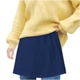 thumbnail image 1 of Gibobby faldas para mujer Falda de pedo Doblada en suéter con dobladillo(Azul marino, S), 1 of 4