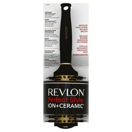 Revlon Perfect Style Ion+Ceramic Porcupine Round Brush, Medium