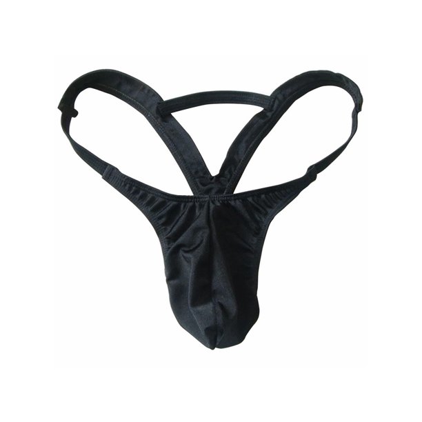 iEFiEL iEFiEL Mens Bulge Pouch Gstring Novelty Underwear with Triangle Back