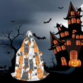 thumbnail image 6 of Honeii Funny Cats Print Poncho Cape, Cloak Coat, Snuggly Hooded Wearable Blanket, Hooded Cape For Teenagers,Halloween Costumes-Large, 6 of 7
