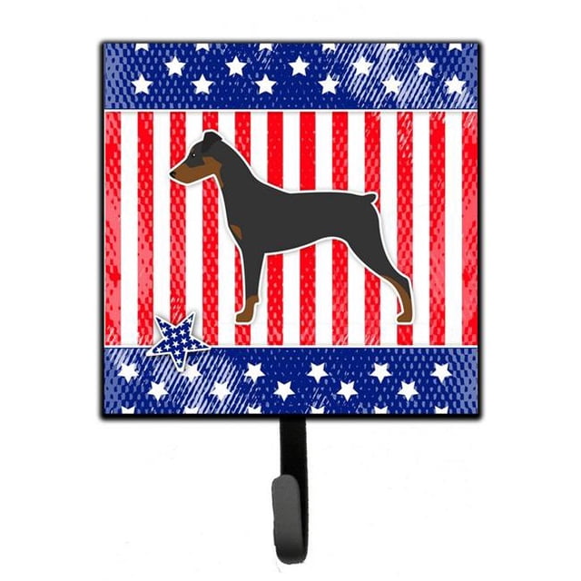 USA Patriotic German Pinscher Leash or Key Holder
