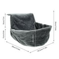 thumbnail image 2 of Ghojet Cat Plush Radiator Bag Soft Cat Hanging Bed with Strong and Durable Iron Frame Warm and Cosy Cat Hanging Hammock Style Home Cradle for Small Pets Kitten Puppy Dog, 2 of 7