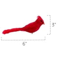 thumbnail image 6 of Cornucopia Brands Red Cardinals Ornaments (6-Pack), 3-Inch Tall Artificial Birds; Great for Christmas Decorations, Winter Theme, Wreaths Etc, Clip-On Style, 6 of 9