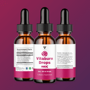 (5 Pack) Vitaburn Max Drop Supplement, Vita Burn Weight Management Support (10oz)