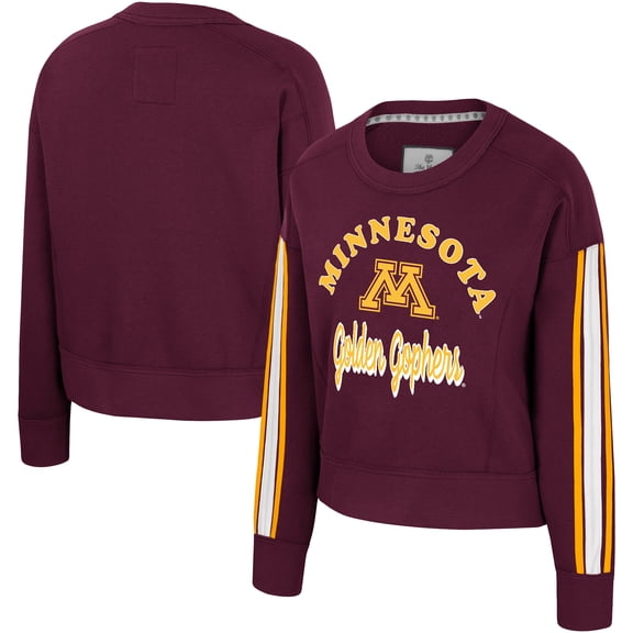 Women's Colosseum Maroon Minnesota Golden Gophers Honeymoon Sweatshirt