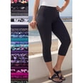 thumbnail image 5 of Roaman's Women's Plus Size Essential Stretch Capri Legging, 5 of 6