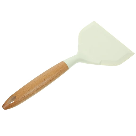 Soimiss 2 Pack Silicone Pancake Turner, 10.6 Inch Kitchen Spatula for Eggs Fish Pizza and Steak Heat Resistant Cooking Flipper