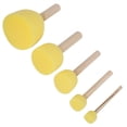 thumbnail image 4 of Pincel de esponja para pintar, 5 piezas, juguete de pintura para niños, pincel para pintar para niños, máxima comodidad, 4 of 10