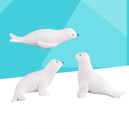 

3pcs Arctic Seal Shaped Pendant Micro Landscape Decoration Hanging Pendants Ornament Art Accessories(Random Style)