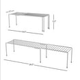 thumbnail image 6 of Classic Cuisine Expandable Shelf Kitchen Cabinet Organizer - Adjustable Kitchen Shelf Rack Organization and Storage for Pantry Shelves, Under Sink and Counter Top (Chrome), 6 of 7