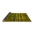 thumbnail image 2 of Ahgly Company Indoor Round Oriental Yellow Industrial Area Rugs, 8' Round, 2 of 4