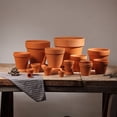 thumbnail image 2 of Maceta de cerámica roja para plantas, maceta carnosa de baja temperatura, maceta de cerámica carnosa redonda absorbente, maceta universal para flores, maceta de cerámica, 2 of 3