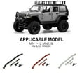 thumbnail image 2 of Xingzhi RCGOFOLLOW Tige de Liaison de Direction en Alliage d'Aluminium Durable Tige de Liaison de Direction Plus Forte pour 1/12 Rc Tige de Liaison de Direction MN MN128 Argent, 2 of 6