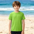 thumbnail image 4 of YunPes Boys Girls T Shirt UPF 50+ Dry Fit Athletic Short Sleeve Swimshirts Summer Rash Guard Sports Undershirt Lightweight Cooling, 4 of 4
