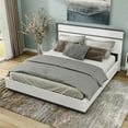 thumbnail image 6 of Furniture of America Misti Contemporary Wood Platform King Bed in White, 6 of 7