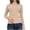 Mockneck-Khaki, variant on Sweaters for Women Trendy Fall Tops Mock Neck Long Sleeve Slimming Pullover Casual Winter Outfits Yellow M