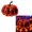 Orange, variant on KUMHONW 1 Pcs Artificial Disco Pumpkin Glitter Mirror Pumpkin for Decorating Fall Farmhouse Hanging Ornament Harvest Decor for Halloween Thanksgiving Table Centerpiece(Sliver)